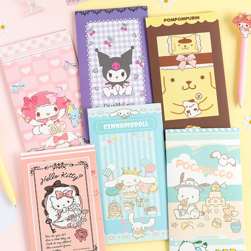 Cute Cartoon Kuromi Cinnamoroll My Melody Hello Kitty Pochacco PomPomPurin Sanrio Handbook 1 - PomPomPurin Plush