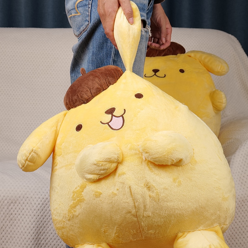 Sanrio Cartoon Pompompurin Stuffed Plush Toys Kawaii Super Soft Pillow Gifts For Kids Pom Pom Purin - PomPomPurin Plush